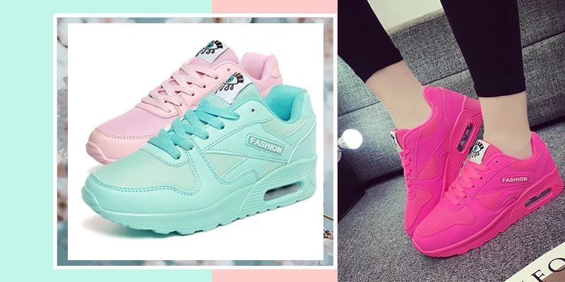 Женская обувь для тенниса; кроссовки; Basket Femme; толстая подошва; Платформа; Танкетка; шнуровка; дышащая обувь для женщин и девушек; увеличивающая рост обувь