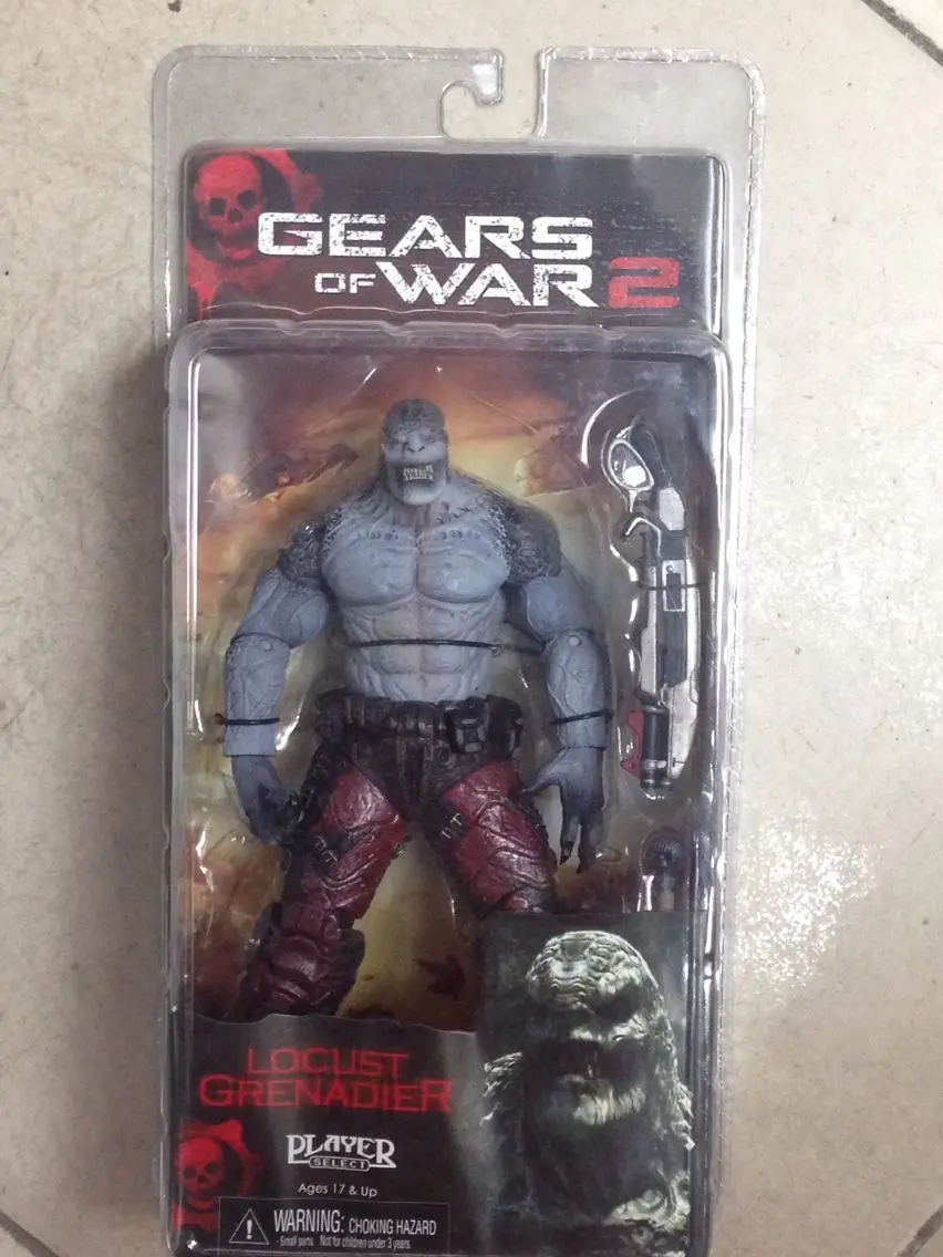 gears of war Locust Grenadier NECA оригинальные новые модели куклы 7 дюймов
