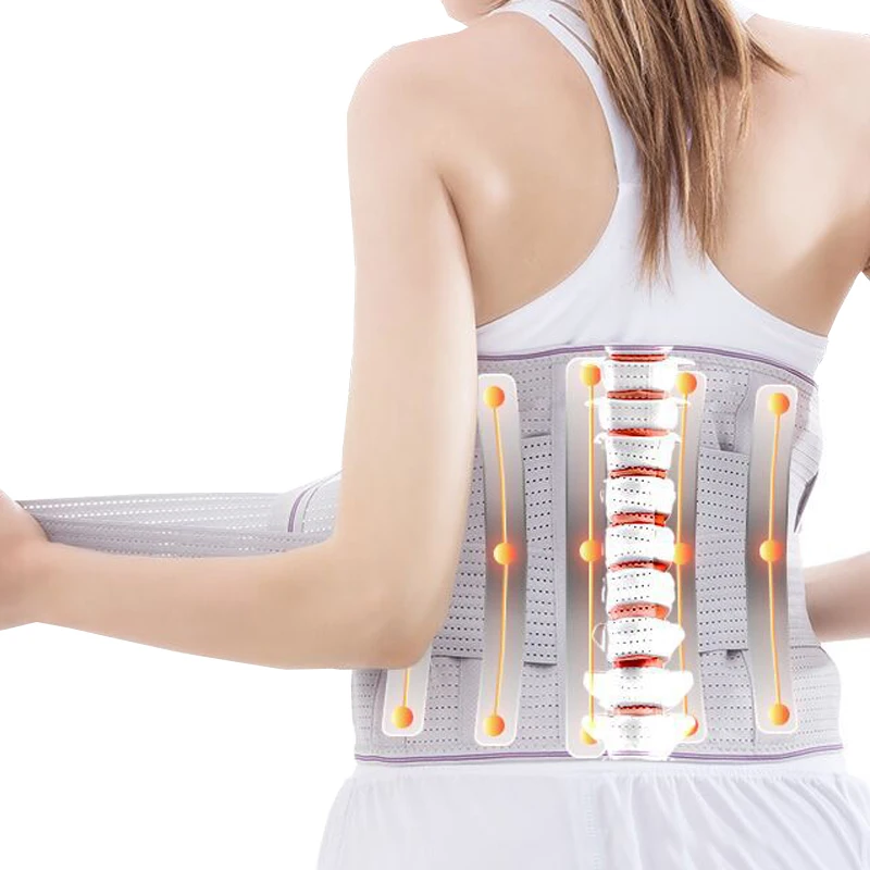 

Регулируемый двойной вытяжной турмалиновый магнит терапия поддержка талии бандаж для спины спина Поясничный диск грыжа Корректор осанки П...