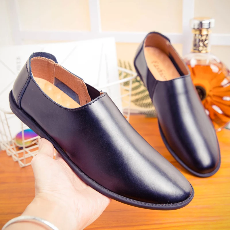 Мужские деловые формальные Кожаные Туфли-лоферы Коллекция 2022 года Модные