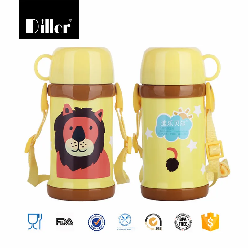 Детская бутылка для воды Dille низкая цена продукция 304 нержавеющая сталь