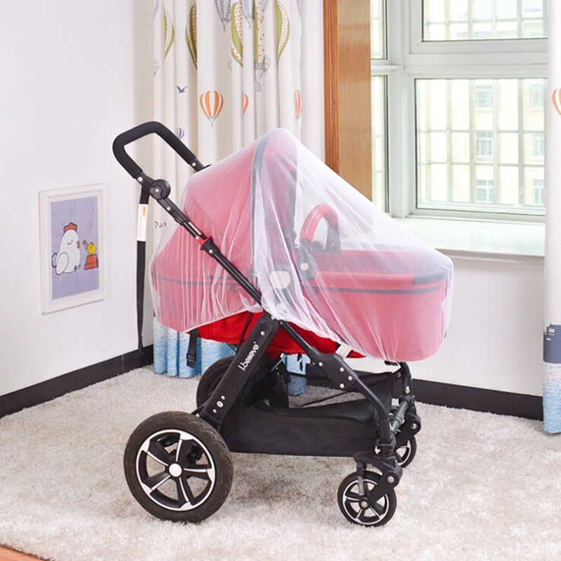

Newborn Stroller Full Cover Dustproof Mosquito Nets Breathable Baby Walker Increase Large Encryption Type Outdoor Universal