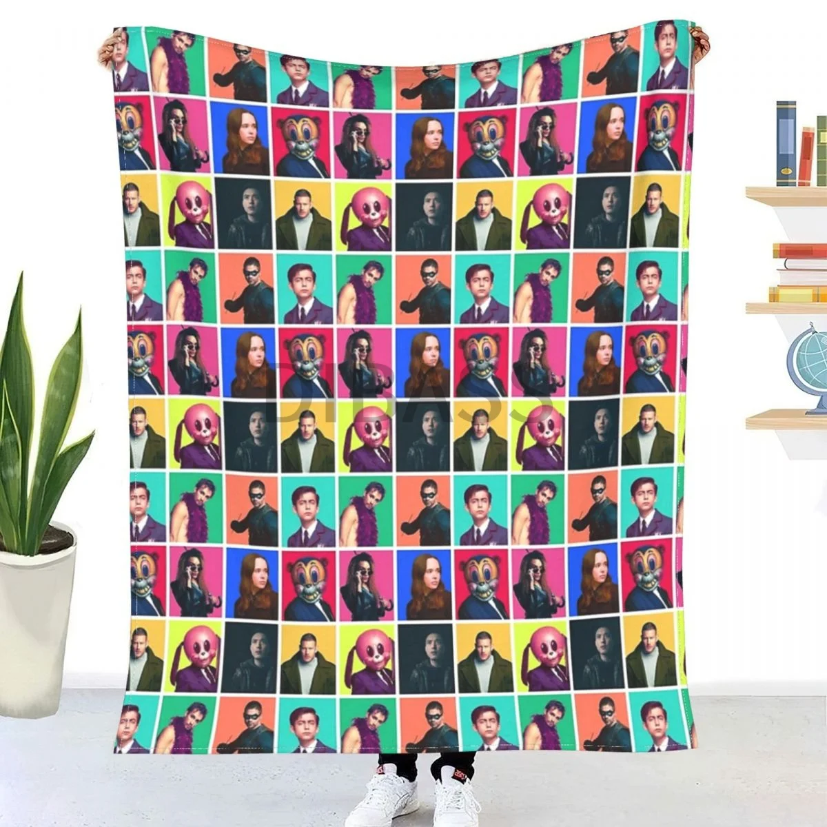 

The Umbrella Academy - Character Collage Comforter 3D Printed Flannel Throw Blanket