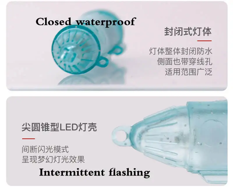 

1pcs Waterproof Fishing Lights Flashing Lure 5.9cm/7.8g Fish Underwater Lights Fish Lamp Pond Outdoor Camping Night Fishing