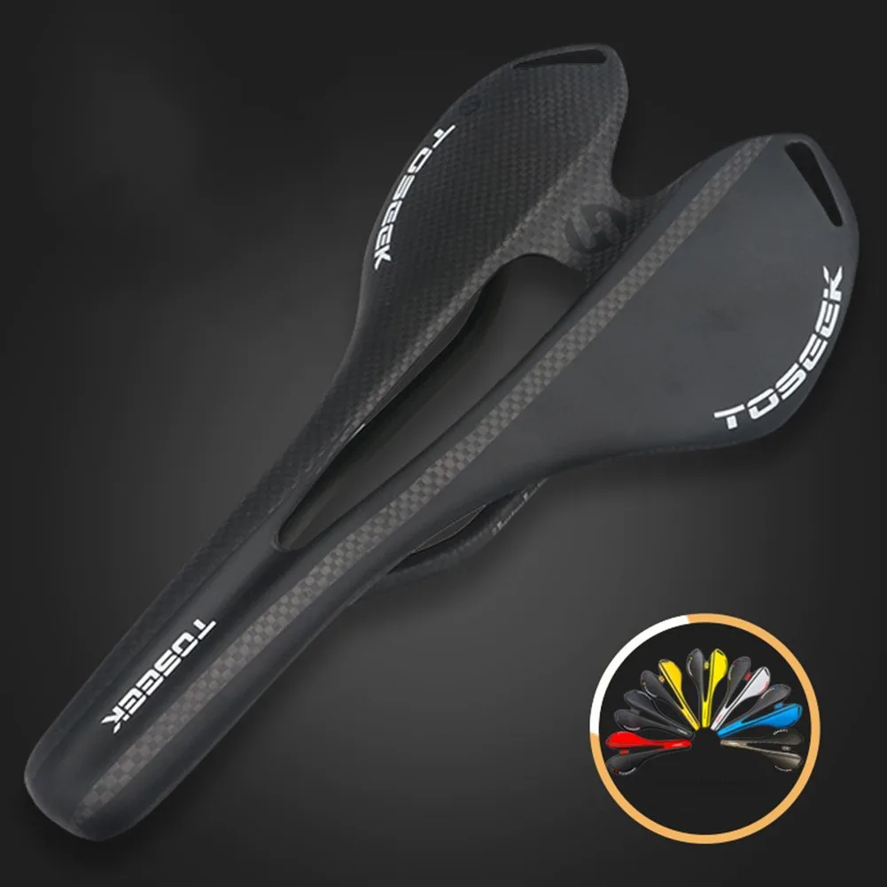 

Carbon Fiber MTB Road Bicycle Saddle Hollow Shock Bike Racing Seat Breathable Shock-absorbing Soft Light Weight Cycling Parts