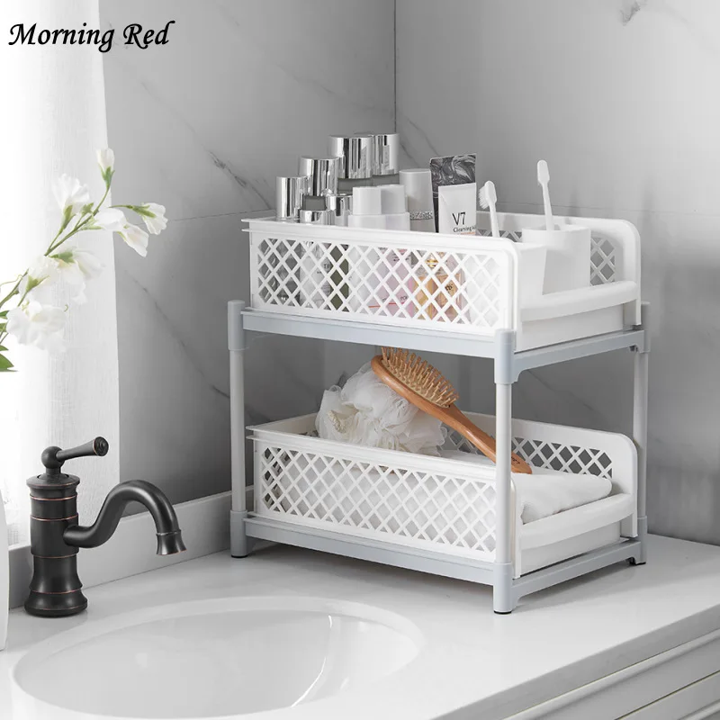 Многоярусная полка для кухни ванной косметики | Дом и сад