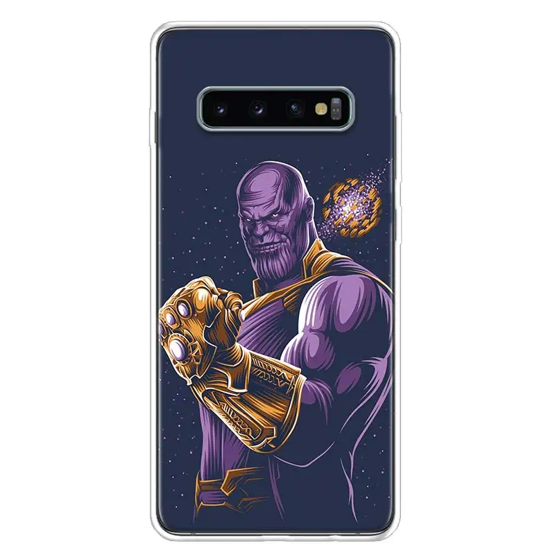 TW218-7 Thano Бесконечность перчатку крышка чехол для телефона для samsung Galaxy S10+ Note 10 9 8 S9 S8 J4 J6 J8 плюс S7 S6 корпус под плетенную сумку - Цвет: TW218-7