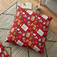 merry christmas cushion cover home alone red printed 4545cm christmas pillowcase gifts xmas cushion decorative for home