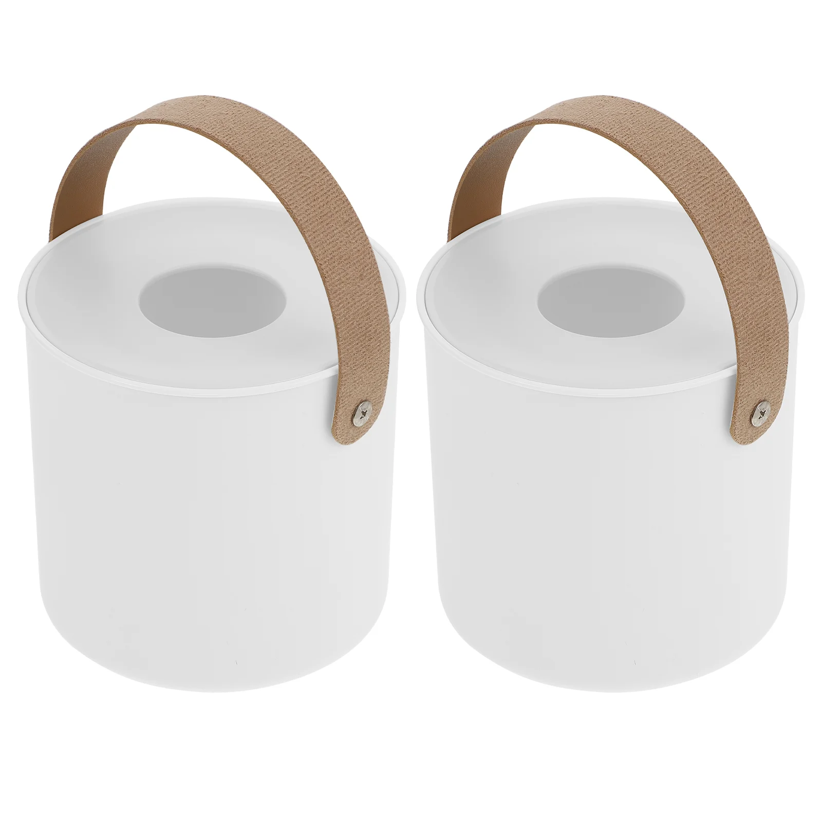 

2Pcs Tissue Holders Multi-purpose Tissue Boxes Home Desktop Decors (As Shown)