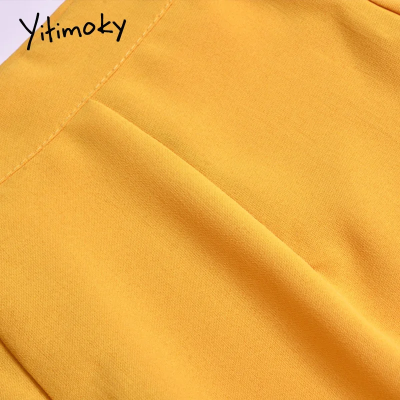 Женский комплект 2 шт. желтые комплекты из двух предметов топы с бретельками и