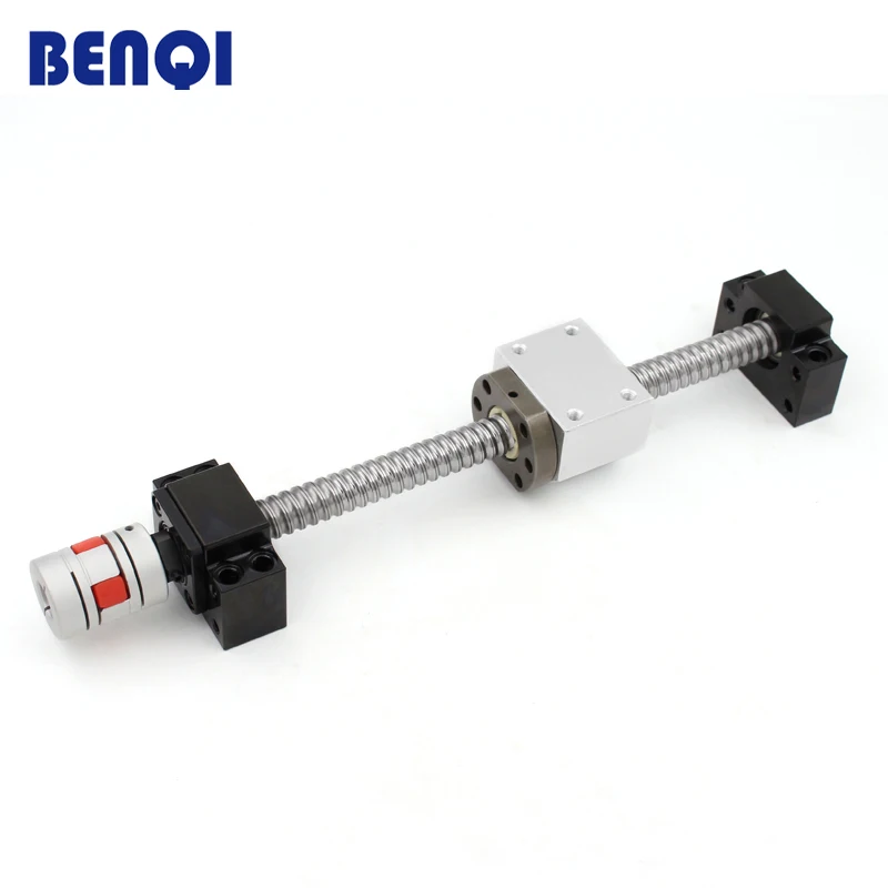 Шариковый винт 1605 BK12 BF12 SFU1605 - L 600 мм + 1 шт. sfu1605 гайка с фланцем диаметр 16 шаг 5 Китай