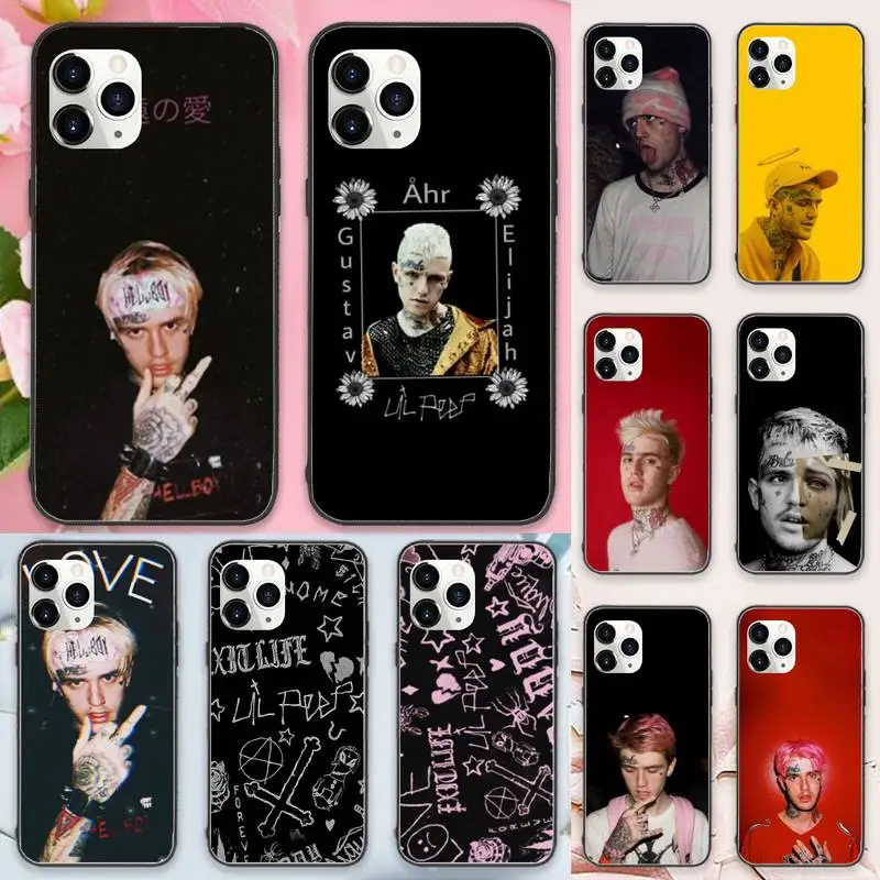 

Lil Peep rapper Phone Case For iphone 12 11 13 7 8 6 s plus x xs xr pro max mini