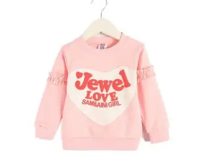 Толстовки с цветочным принтом для девочек хлопковая стеганая Толстовка футболка