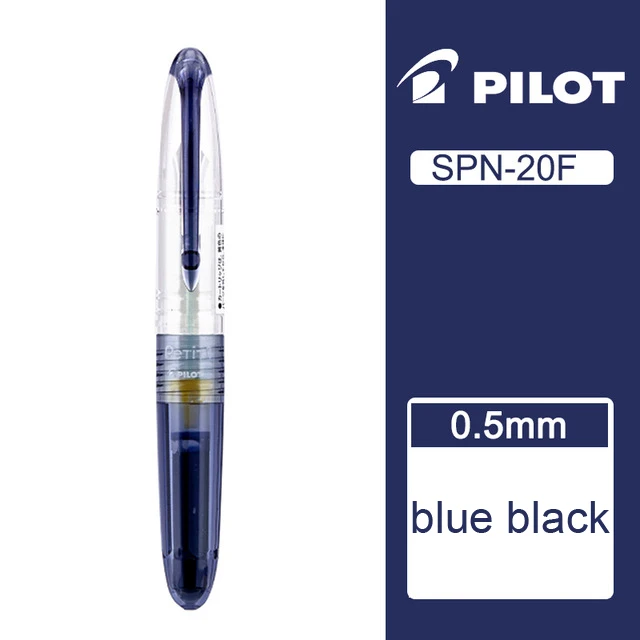 Blue Black 3 шт./партия перьевая ручка F 0,5 Nib 8 цветов на выбор пилот SPN-20F офисные и школьные канцелярские принадлежности - Цвет: Blue Black