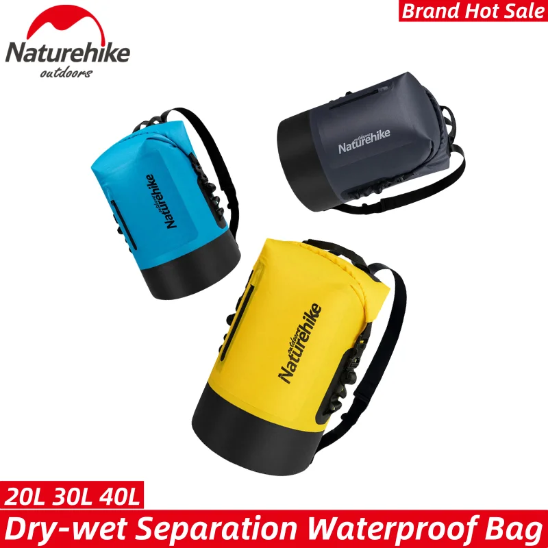 Водонепроницаемая сумка Naturehike из ТПУ 20/30/40 л вместительный пляжный рюкзак для