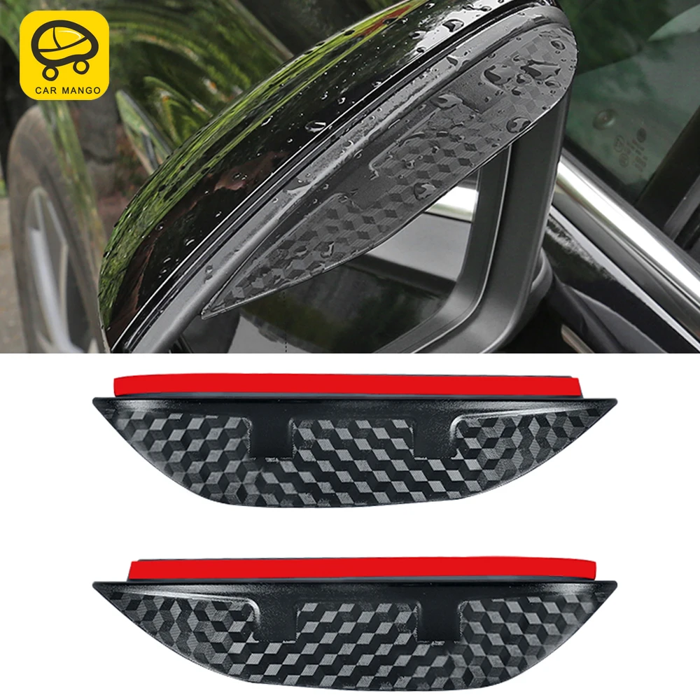 

CarManGo для Volkswagen Touareg 2018-2021 автомобильные аксессуары боковое зеркало заднего вида защита от дождя затеняющий чехол солнцезащитный козырек на...