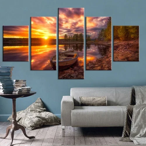 Холщовые картины плакаты Снежная горная Норвегия Настенная картина с ландшафтом