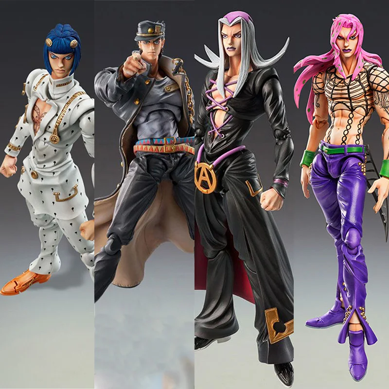 Аниме JoJos Необычные Приключения 15 см Diavolo Бруно Bucciarati Giovanna Leone Abbacchio Kujo Jotaro