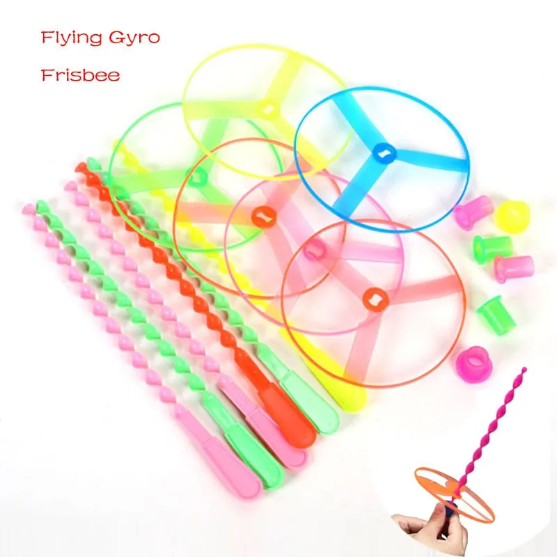 1 шт./сек. Детские игрушки летающая тарелка диск тяга струна красочная вспышка
