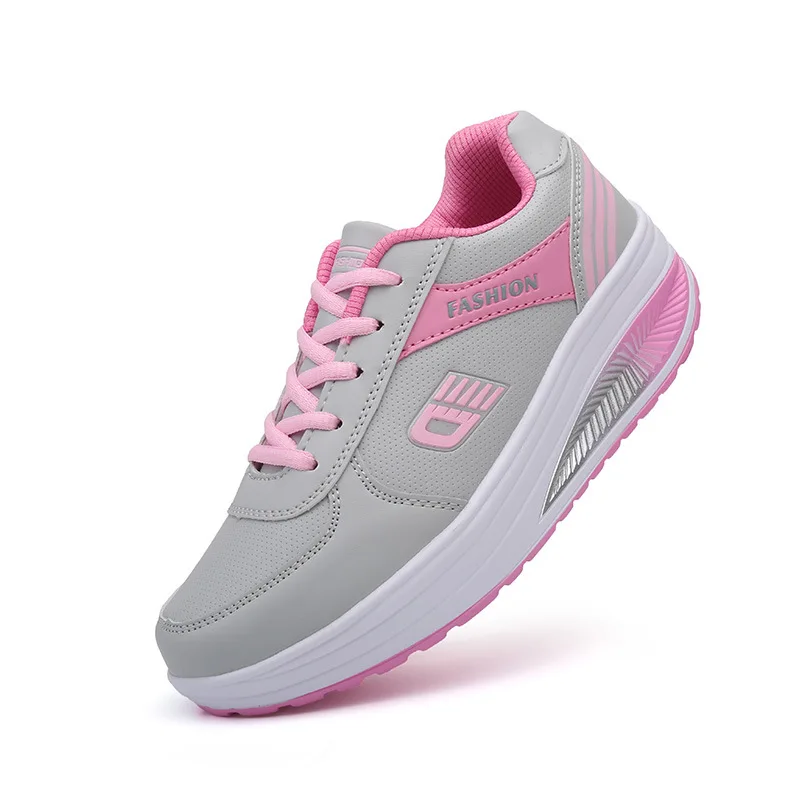 

Platform Sneakers for Woman Height Increasing Toning Shoes Lady Swing Shoes Women's Fitness Shoes Lightweight Running Shoes