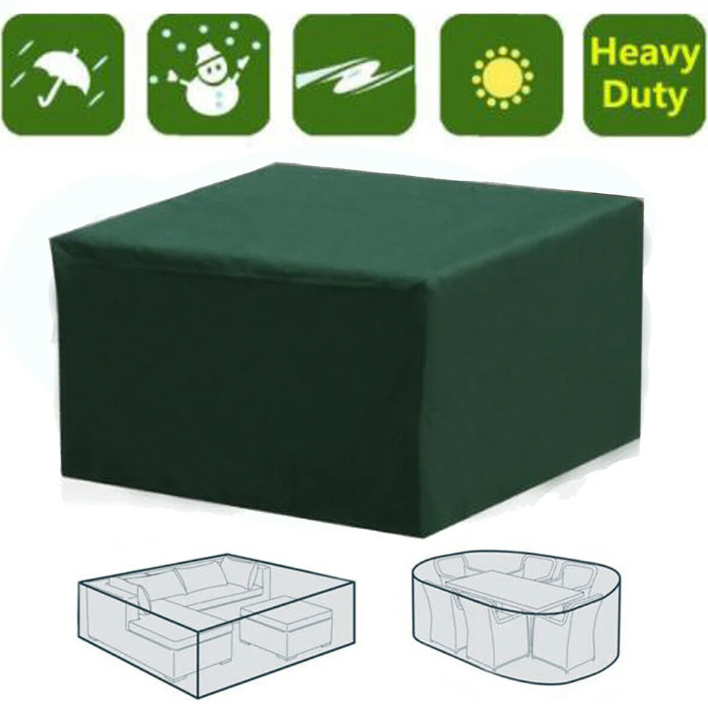 

150x150x75cm Rectangular Patio Furniture Cover Garage Outdoor Garden Sofa Chair Wear Resistant Yard Anti UV Foldable Dustproof