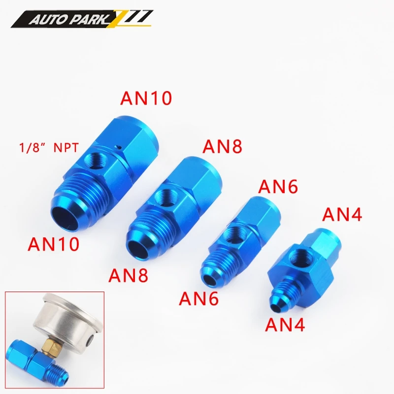 AN4 6 8 10 папа-мама 1/" NPT датчик/Датчик боковой порт адаптер масляный топливный фитинг конец шланга