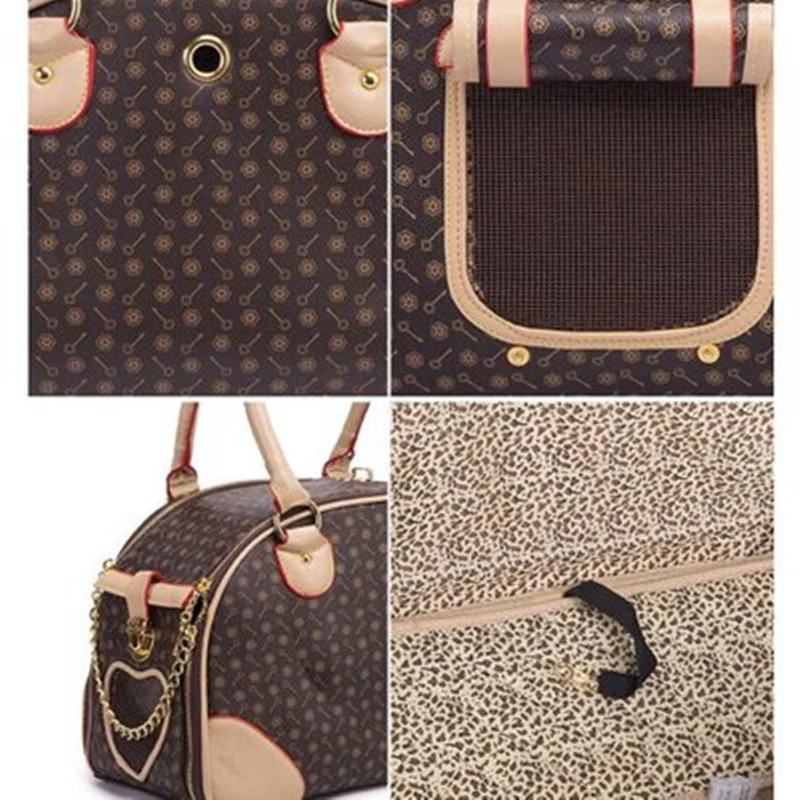 

Cat of the pet outdoor travel tote portable luggage shoulder single of artificial leather