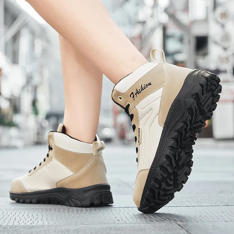 Fashion Women Sneakers Comfortable Breathable PU Walking Shoes Lace Up Casual Shoes