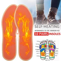 1 pair winter self heating heated insole women men insoles for shoes boots foot heater constant temperature foot heater pad