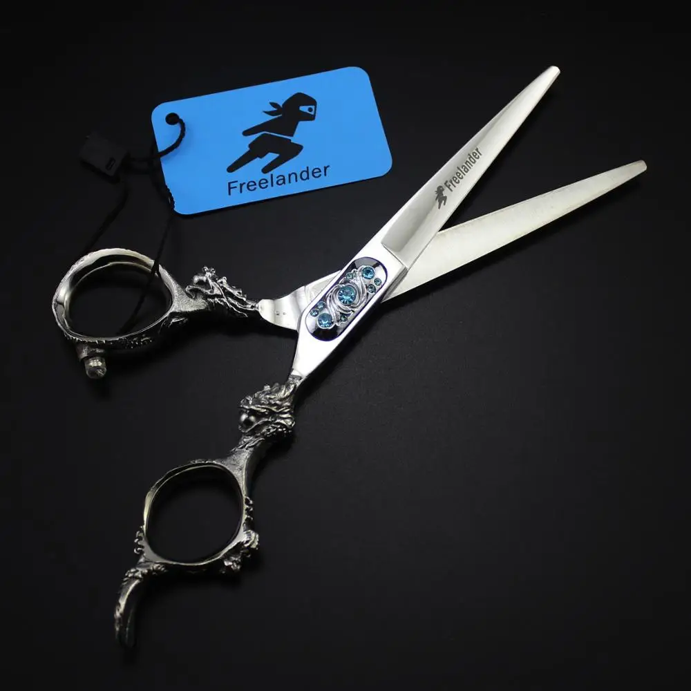 6.0 Hot Professional Hair Scissors High Quality Barber Hairdressing Tools Cutting Shears Sets Salon Haircut Kit | Красота и здоровье