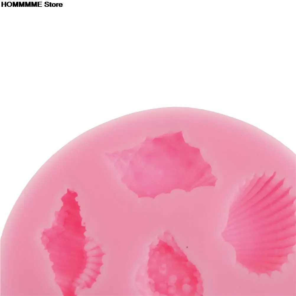 Морские животные раковины силиконовые формы 3D помадка украшения торта Gumpaste