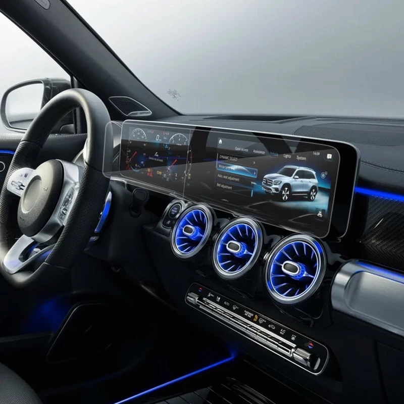 Стайлинг автомобиля пленка на приборную панель для Mersedes Benz GLB-Class X247 2019-2020