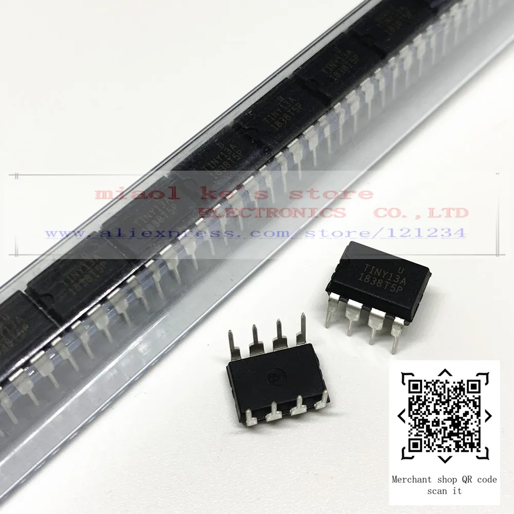 [5 шт. 10 шт.] 100% Новый оригинальный ATTINY13A PU U ATTINY13 AVR микроконтроллер IC series 8bit 20MHz 1KB Flash