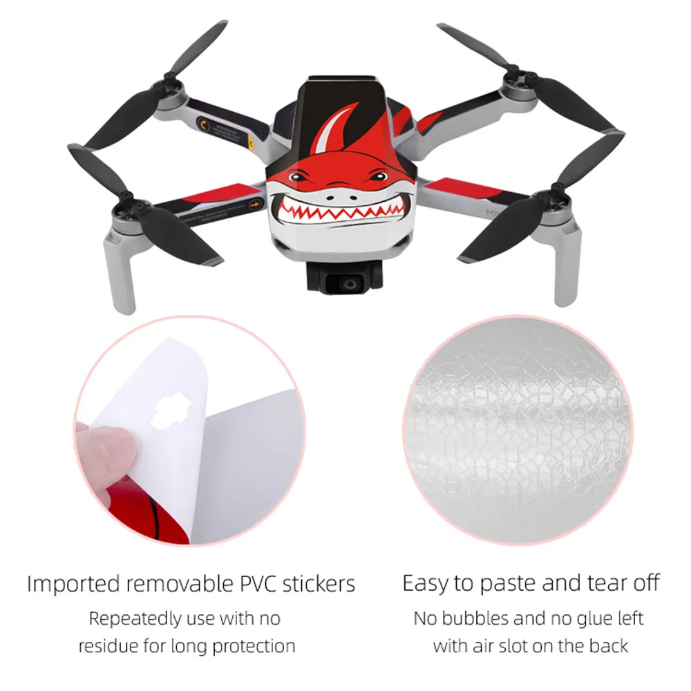 Водонепроницаемые наклейки из ПВХ наклейка защитный чехол для DJI MAVIC Mini Drone|Наборы