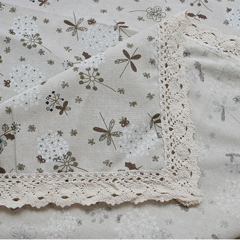 Льняная скатерть с одуванчиками. Большой выбор размеров|linen table cloth|cloth linenscloth glasses |