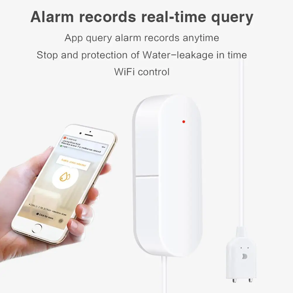 Wifi датчик утечки воды уровень утечки потока сигнализации детектор бак защита от перелива Tuya Smart Life App домашний дом дистанционное управление