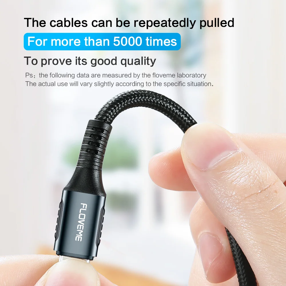 FLOVEME USB Type C кабель для Samsung S10 Huawei P30 Pro 5A быстрая зарядка мобильный телефон зарядный