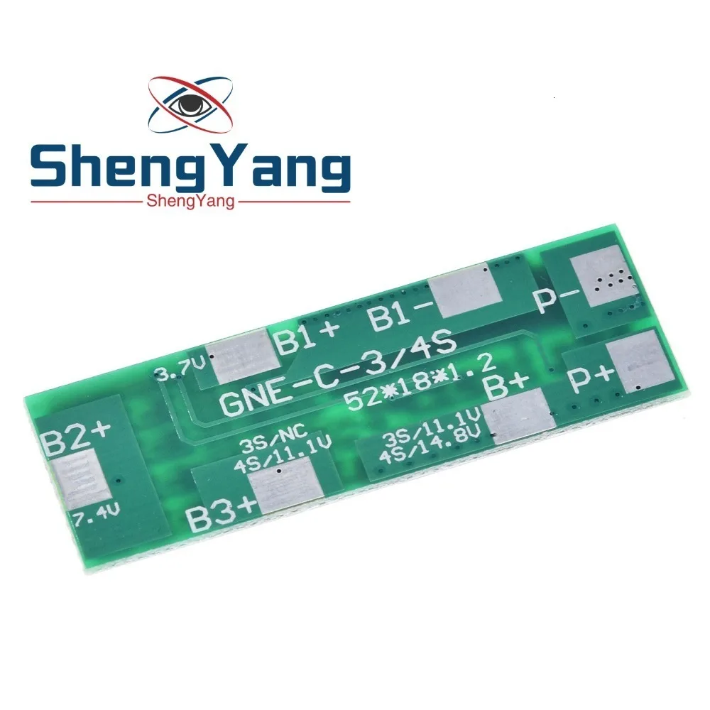 ShengYang 4S 8A полимерная литий-ионная литиевая батарея Защитная плата для 4 последовательных 4 шт. 3,7 литий-ионная зарядка защитный модуль BMS