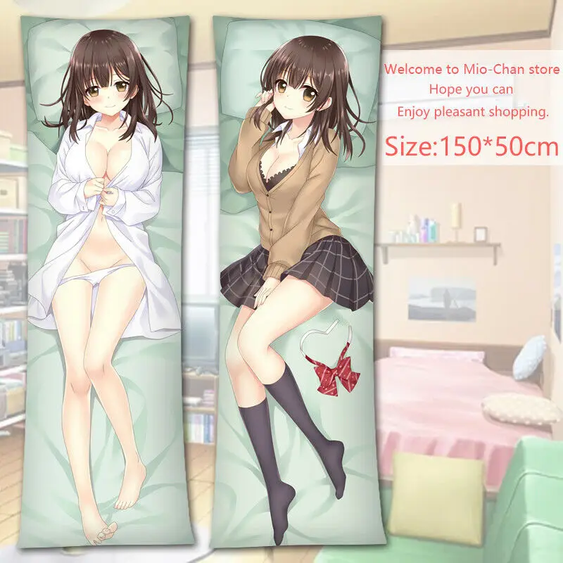 

59 ''Higehiro Hige wo Soru огивара Sayu Dakimakura аниме наволочка наволочки чехол Чехол с аниме мультяшным изображением девушки обнимающее тело