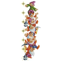 higher quality 2020 top quality beautiful lovely counted cross stitch kit height chart measure seven dwarfs dwarf my rain