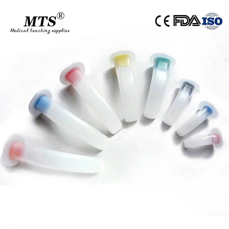 Медицинская Анестезия MTS дыхательная трубка для полости рта с цветовой
