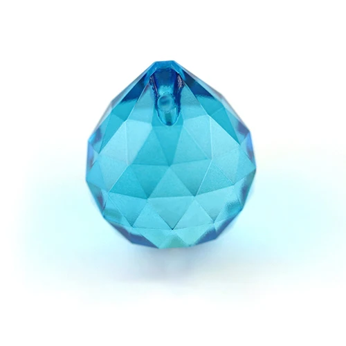 Lake-blue K9 цветная хрустальная декоративная шаровая стеклянная граненая прозрачная подвесная хрустальная люстра в форме шара аксессуары запасные части для люстр - Цвет: Lake-blue