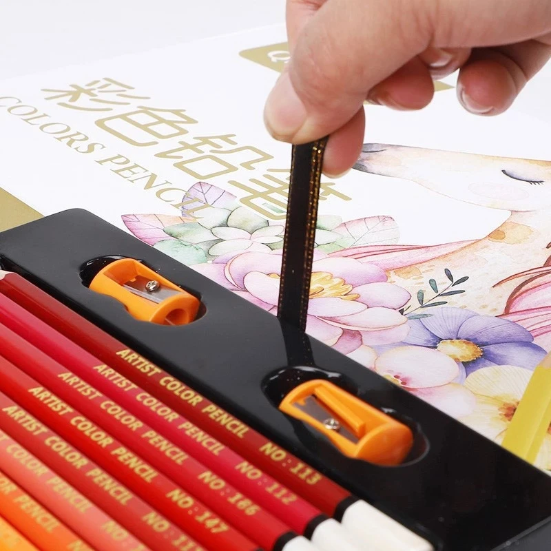 

120 Colors High Quality Color Pencil Professional Oil Artist Pencils Set Painting Sketching Wood Color Pencil School Supplies