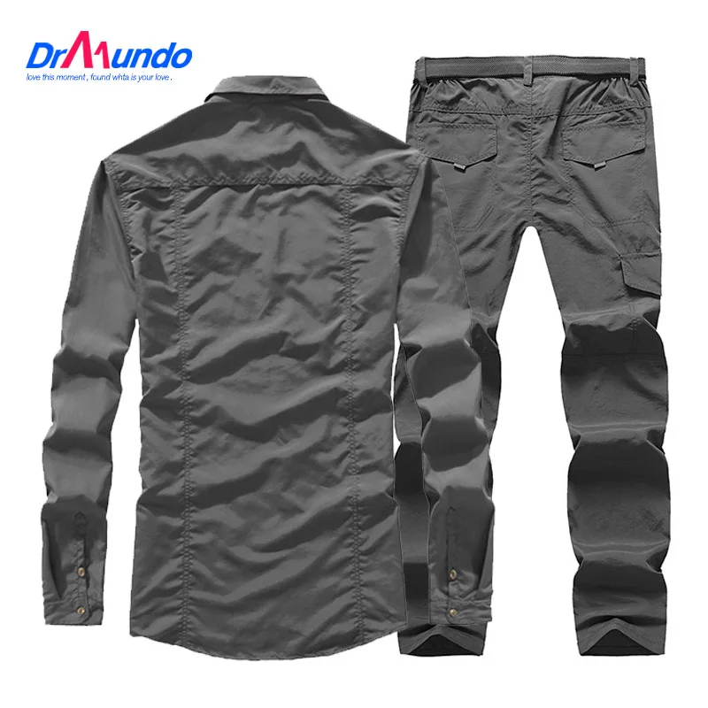 Летние водонепроницаемые походные костюмы Мужская ветровка быстросохнущая