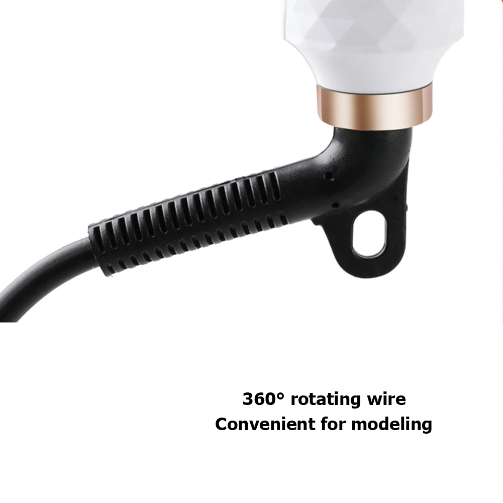 

Portable Air Bangs Curling Iron Salon Quick Heating Hair Straightener Splint Perm Easy Use Practical Hair Styling Tool