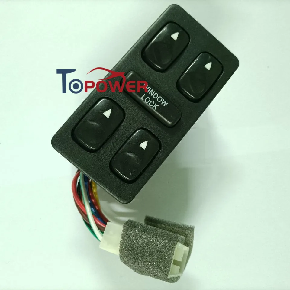 

93570-28001 Электрический Мощность оконный переключатель передний левый со стороны водителя 1992-1994 Hyundaii Elantra Galloper 1,6 1,8 l4 9357028001