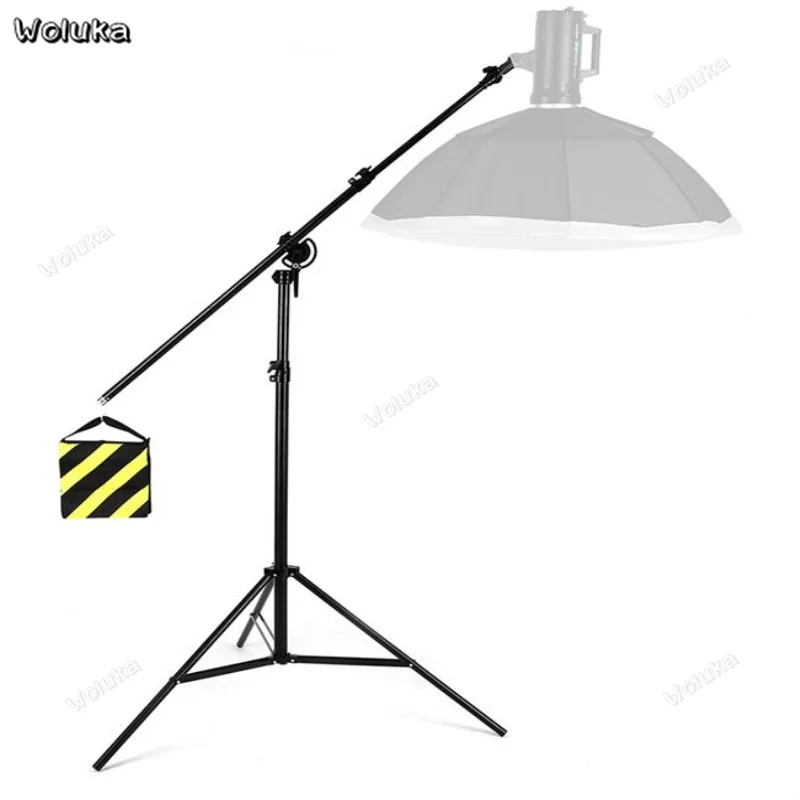 12" 320 см двухсторонняя Поворотная алюминиевая регулируемая стойка для штатива с песком для студийной фотографии видео CD50 T16 RR1