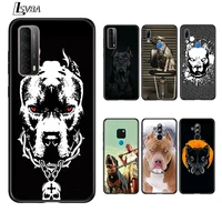 pit bull lovely pet dog for huawei mate 40 rs 30 20 20x 10 p smart 2021 2020 z s pro plus lite 2019 2018 phone case