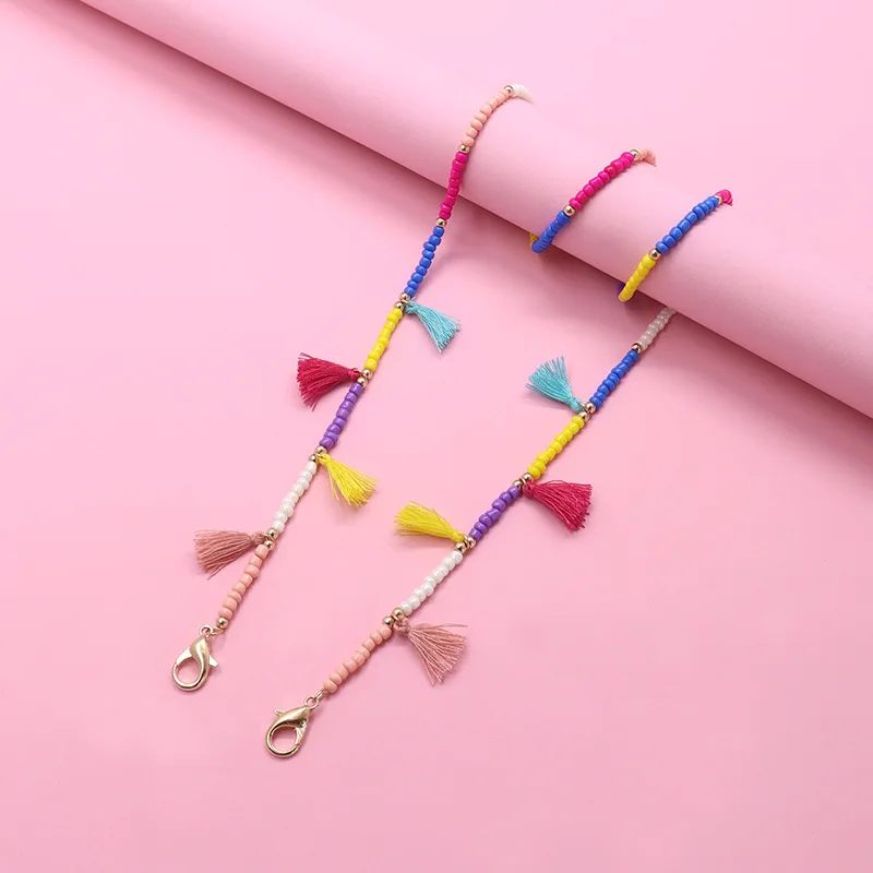 Регулируемый шнурок для защиты от потери цветной цепочки очков цепочка ожерелья