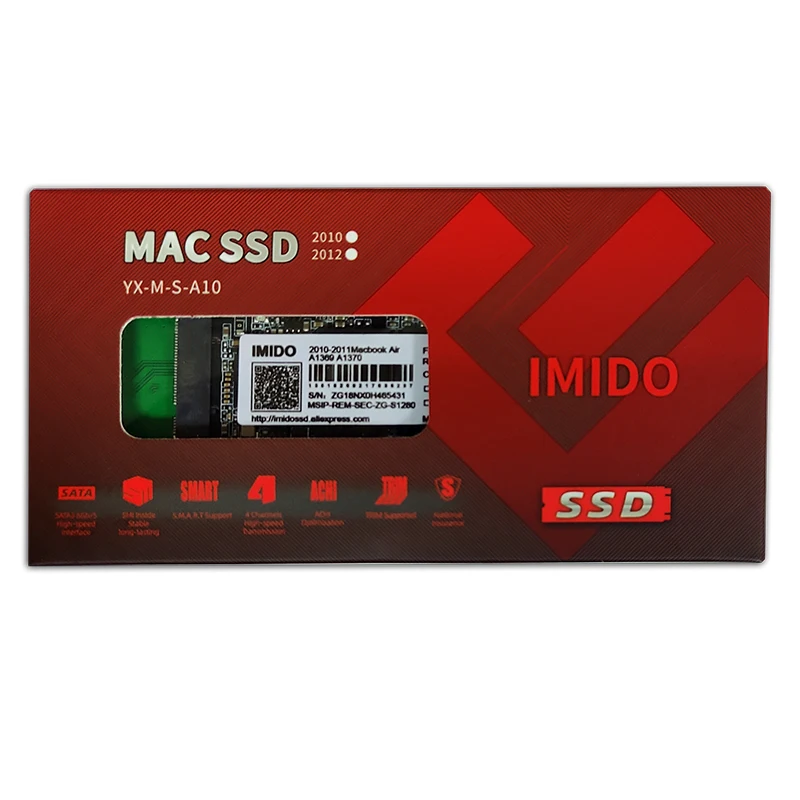 Новый 128 Гб SSD для 2010 2011 года Macbook Air A1369 A1370 твердотельный диск MC503 MC504 MC505 MC 506 MC965 MC966